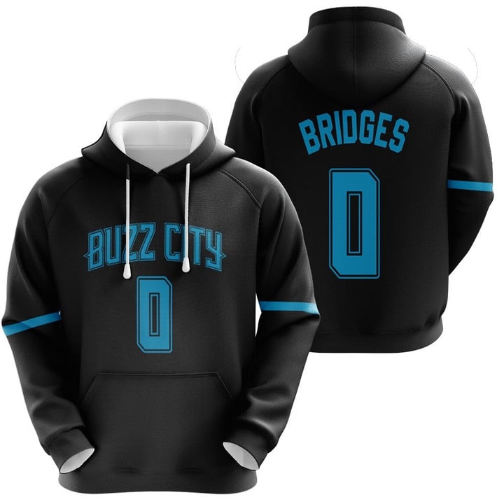 Charlotte Hornets Miles Bridges #0 NBA Great Player Jordan Brand City Edition Swingman Black 2019 Jersey Style Gift For Hornets Fans