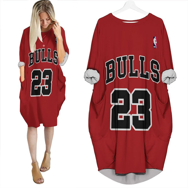 Chicago Bulls Michael Jordan #23 NBA Great Player Throwback Red Jersey Style Gift For Bulls Fans