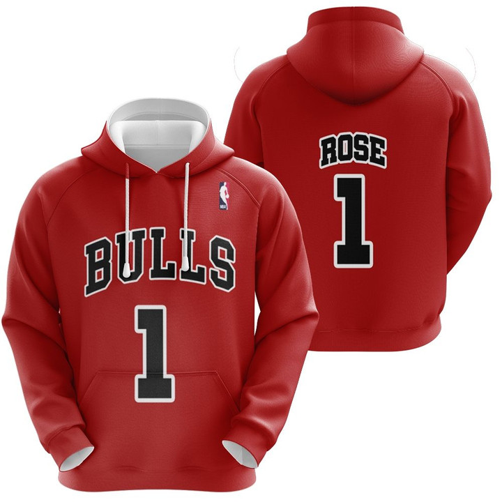 Chicago Bulls Derrick Rose #1 NBA Great Player Throwback Red Jersey Style Gift For Bulls Fans