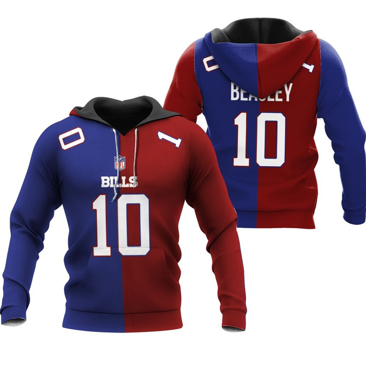Buffalo Bills Cole Beasley #10 Great Player NFL Vapor Limited Royal Red Two Tone Jersey Style Gift For Bills Fans