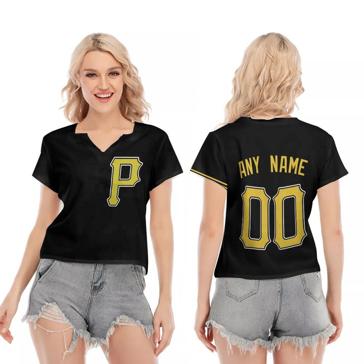 Pittsburgh Pirates MLB Baseball Team Logo Majestic Custom Black 2019 3D Designed Allover Custom Gift For Pirates Fans