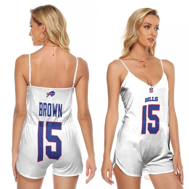 Chicago Bills John Brown #15 NFL Legend Player American Football Team 3D Designed Allover Gift For Bills Fans