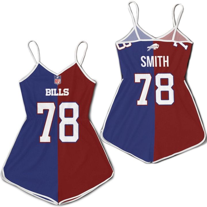 Buffalo Bills Bruce Smith #78 Great Player NFL Vapor Limited Royal Red Two Tone Jersey Style Gift For Bills Fans