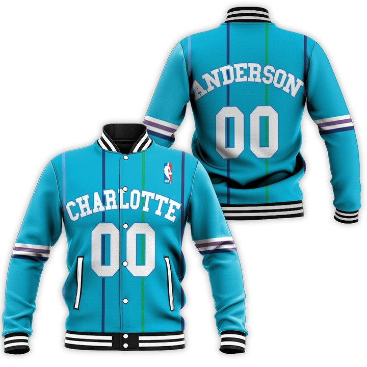 Charlotte Hornets NBA Mitchell Ness Hardwood Classics Swingman Teal 2019 Jersey Style Custom Gift For Hornets Fans