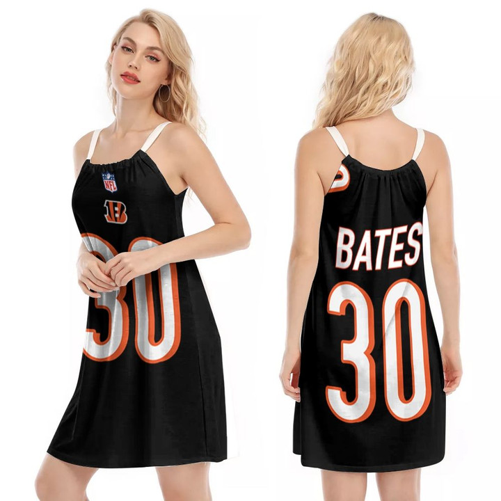Cincinnati Bengals Jessie Bates #30 Great Player NFL American Football Black 2019 3D Designed Allover Gift For Bengals Fans