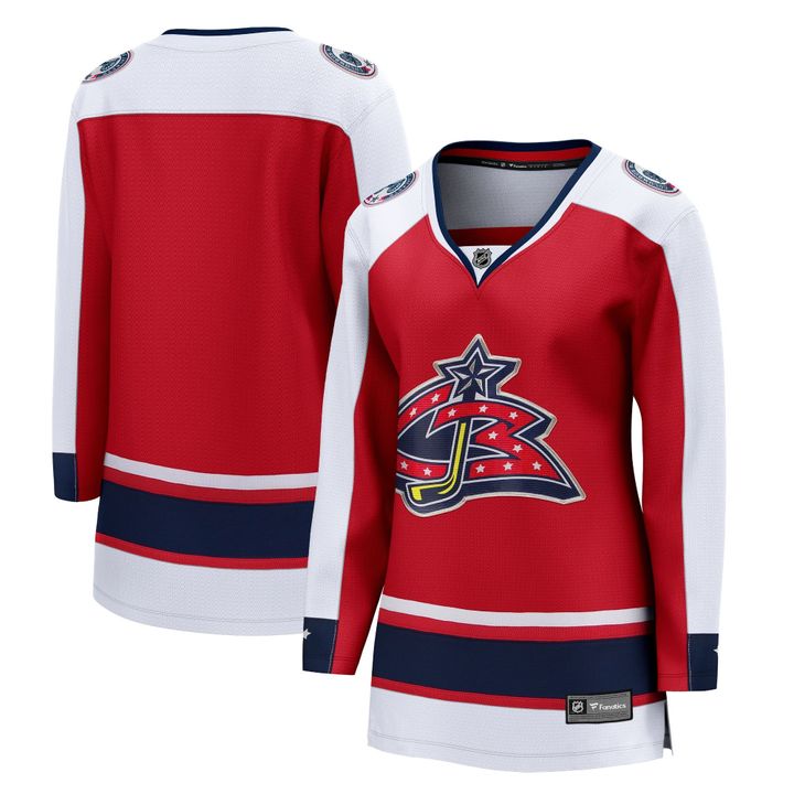 Womens Columbus Blue Jackets Red 2020/21 Special Edition Jersey gift for Columbus Blue Jackets fans