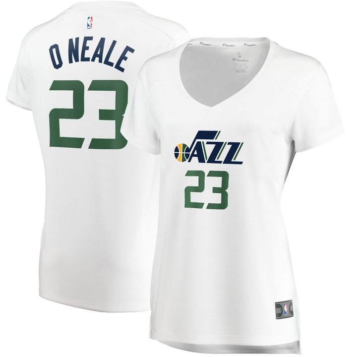 Royce ONeale Utah Jazz Womens Player Association Edition White Jersey gift for Utah Jazz fans