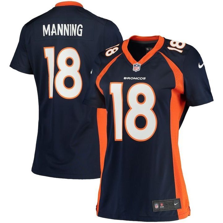 Womens Denver Broncos Peyton Manning Navy Blue Game Jersey