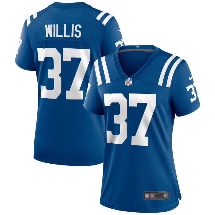 Womens Colts Khari Willis Royal Game Jersey Gift for Colts fans