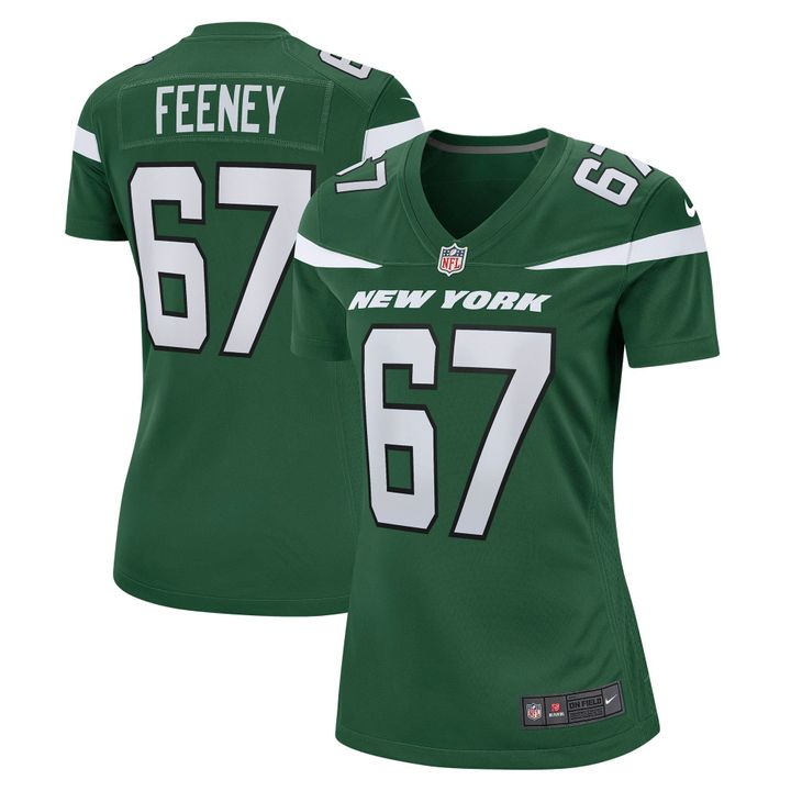 Womens New York Jets Dan Feeney Gotham Green Game Jersey Gift for New York Jets fans