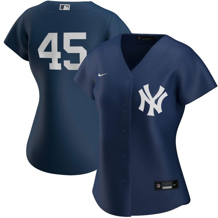 Womens New York Yankees Gerrit Cole Navy Alternate Player Jersey 1 Gift For New York Yankees Fans