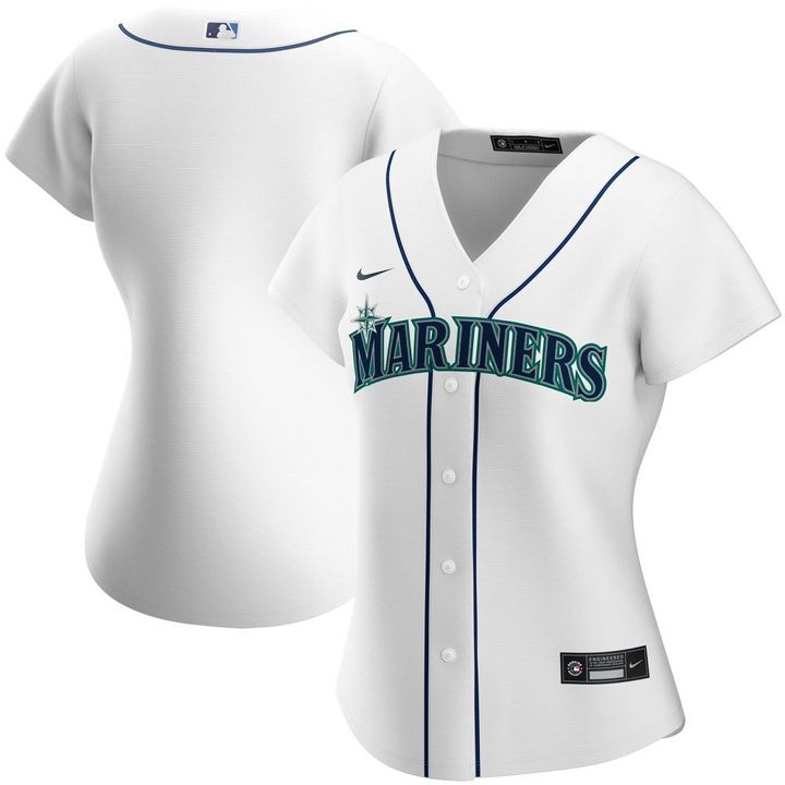 Womens Seattle Mariners White Home Team Jersey Gift For Seattle Mariners Fans