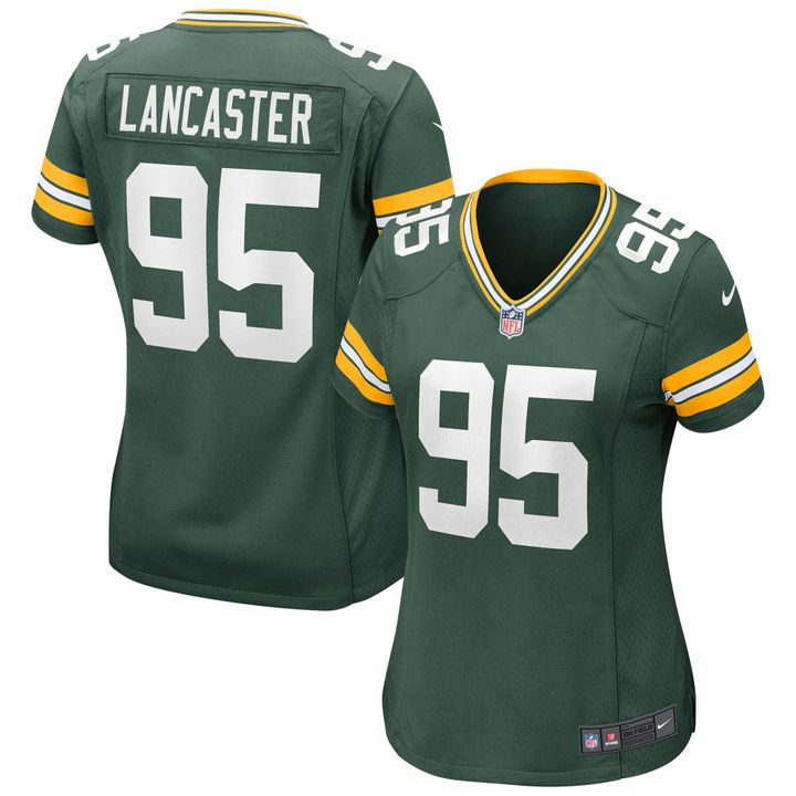 Womens Green Bay Packers Tyler Lancaster Green Game Jersey Gift for Green Bay Packers fans