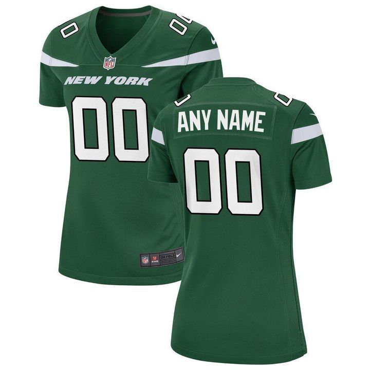 New York Jets Womens Custom Game Jersey Gotham Green 2019