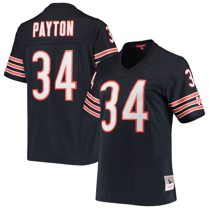 Womens Chicago Bears Walter Payton Navy 1985 Legacy Jersey Gift for Chicago Bears fans