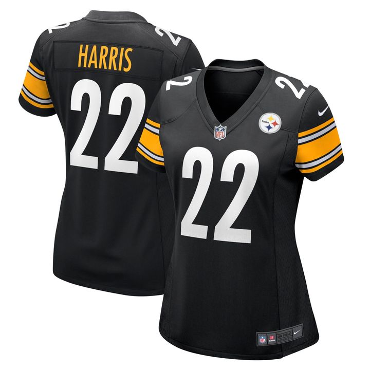Womens Pittsburgh Steelers Najee Harris Black Game Jersey Gift for Pittsburgh Steelers fans