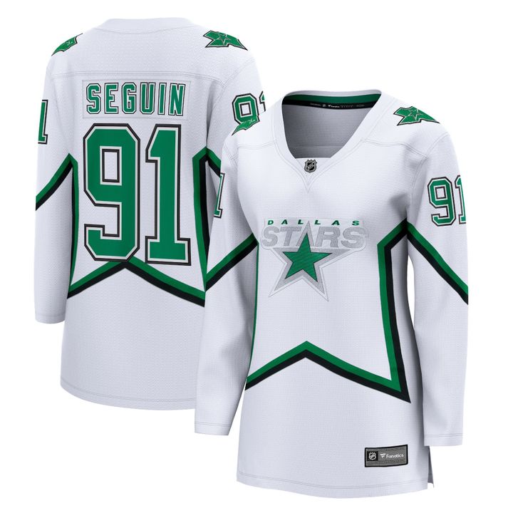 Womens Dallas Stars Tyler Seguin White 2020/21 Special Edition Player Jersey gift for Dallas Stars fans