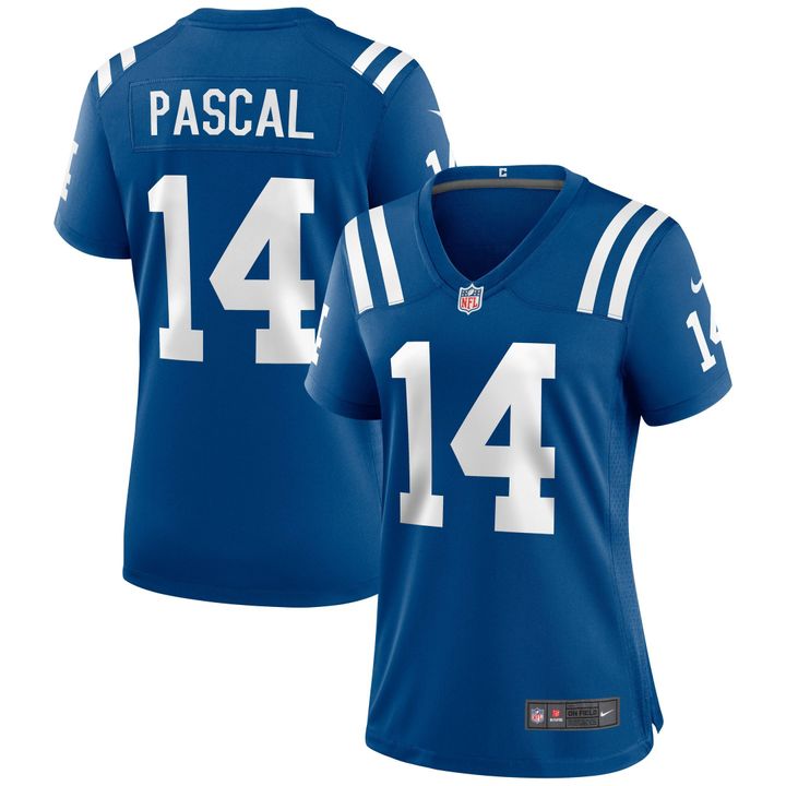 Womens Colts Zach Pascal Royal Game Jersey Gift for Colts fans