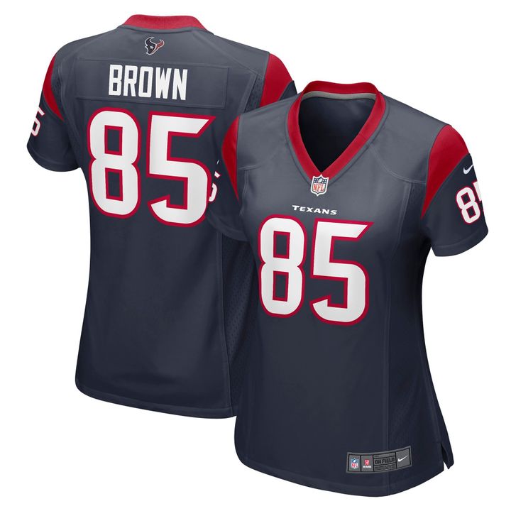 Womens Houston Texans Pharaoh Brown Navy Game Jersey Gift for Houston Texans fans