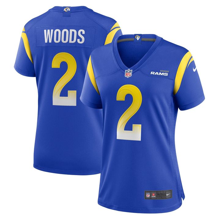 Womens Los Angeles Rams Robert Woods Royal Game Jersey Gift for Los Angeles Rams fans