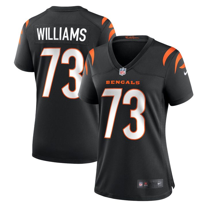 Womens Cincinnati Bengals Jonah Williams Black Game Jersey Gift for Cincinnati Bengals fans