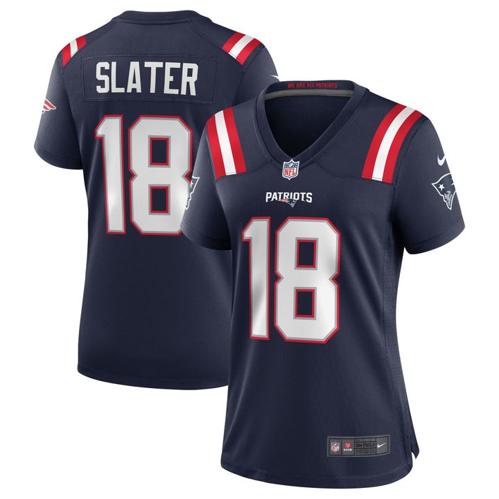 Womens New England Patriots Matthew Slater Navy Game Jersey Gift for New England Patriots fans