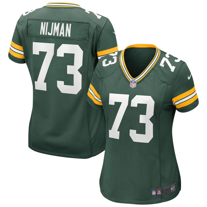 Womens Green Bay Packers Yosh Nijman Green Game Jersey Gift for Green Bay Packers fans