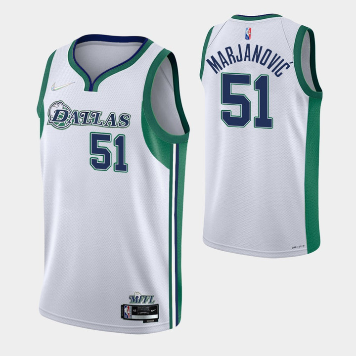 Dallas Mavericks Boban Marjanovic 51 Nba 2021-22 City Edition White Jersey Gift For Mavericks Fans