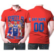 Philadelphia 76ers Tobias Harris 12 NBA Legendary Player Red 3DGift With Custom Name Number For 76ers Fans