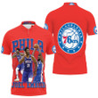 Philadelphia 76ers Joel Embiid 21 NBA Best Player Great Team Logo Team Red 3D Designed Allover Gift For 76ers Fans