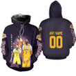 LA Lakers Anthony Davis 3 NBA Rookie Of The Year Black Gift With Custom Name Number For Lakers Fans