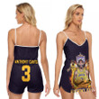 LA Lakers Anthony Davis 3 NBA Legend Professional Basketball Player Black 3D Designed Allover Gift For Lakers Fans
