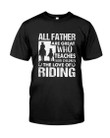 All Father Are Great Teaches Children Riding Horse Classic T-shirt gift for Riding Horses Father To Children