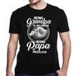 Being grandpa is an honor being papa is priceless t shirt gift for happy fathers day