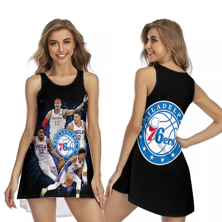 Philadelphia 76ers Tobias Harris 12 NBA Professional Player Of Basketball Logo Team Black 3D Designed Allover Gift For 76ers Fans
