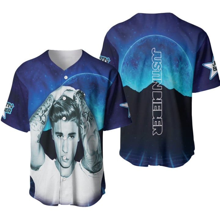 Justin Bieber Tattoo Moon Night Singer Album 3D Designed Allover Gift For Justin Bieber Fans