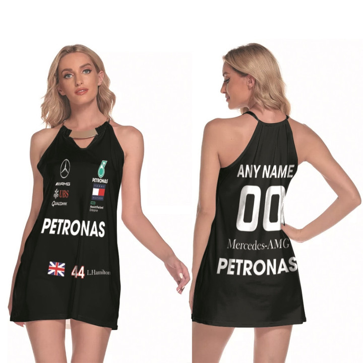 Petronas UBS Mercedes-AMG Lewis Hamilton 44 Racing Motorsport Black 3D Allover Designed Gift For Hamilton Fans