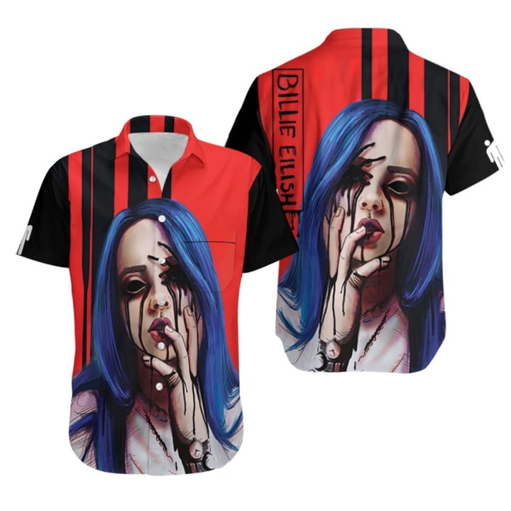 Billie Eilish In Halloween Horror Great Singer 3D Designed Allover Gift For Billie Eilish Fans