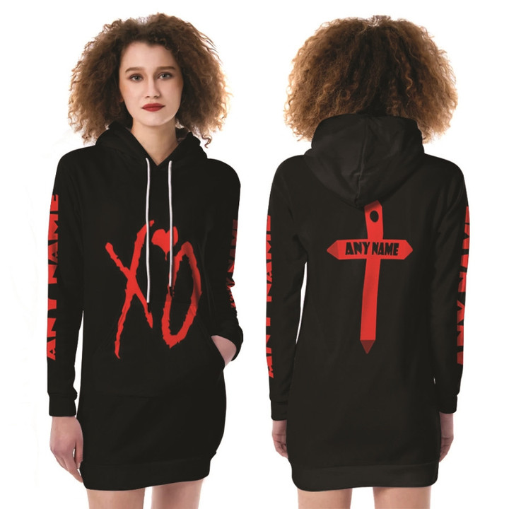 The Weeknd XO Canadian Singer Legends Best Original Song Album Music Black 3D Designed Allover Gift With Custom Name For The Weeknd Fans