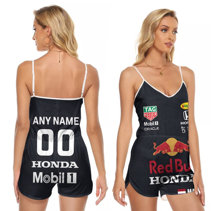 Red Bull Racing Honda Tag Heuer Max Verstappen Racing Driver 3D Allover Designed Gift With Custom Name Number For Verstappen Fans