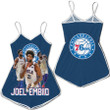 Philadelphia 76ers Joel Embiid NBA King Basketball Player Logo Team Navy 3D Designed Allover Gift For 76ers Fans