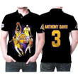 LA Lakers Anthony Davis 3 NBA Power Forward Center Position Black 3D Designed Allover Gift For Lakers Fans