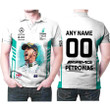Lewis Hamilton 44 Mercedes UBS Petronas Racing Team Formula One White 3D Gift With Custom Name Number For Lewis Hamilton Fans