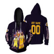 LA Lakers Anthony Davis 3 NBA Rookie Of The Year Black Gift With Custom Name Number For Lakers Fans