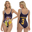 LA Lakers Anthony Davis 3 NBA Rookie Of The Year Black 3D Designed Allover Gift For Lakers Fans