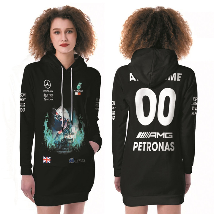 Lewis Hamilton 44 Mercedes AMG Petronas Formula One World Championship 3D Gift With Custom Name Number For Lewis Hamilton Fans