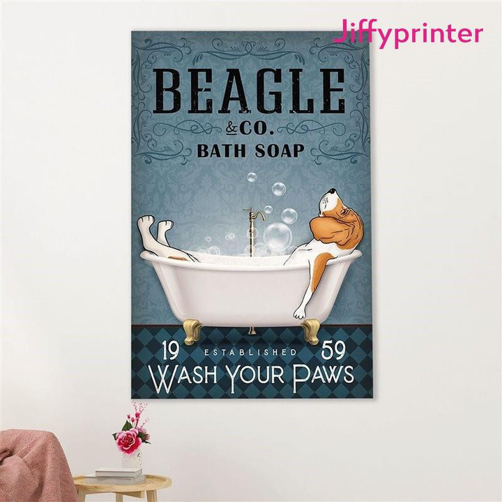 Beagle Dog Beagle Bath Soap Pocket Beagle Puppies Lover Poster Canvas Best Gift For Dog Lover