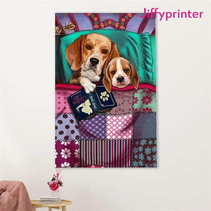 Beagle Dog Dog Sleep Pocket Beagle Puppies Lover Poster Canvas Best Gift For Dog Lover