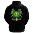 1stIreland Ireland Clothing - House of O'SHAUGNESSY Irish Family Crest Hoodie (Black) A7 | 1stIreland
