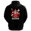 1stIreland Ireland Clothing - Wheeler Irish Family Crest Hoodie (Black) A7 | 1stIreland